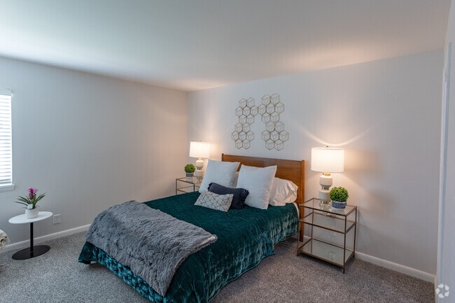 2BR, 1.5BA - The Opry - 1,100SF - Primary Bedroom - Meridian at Hermitage