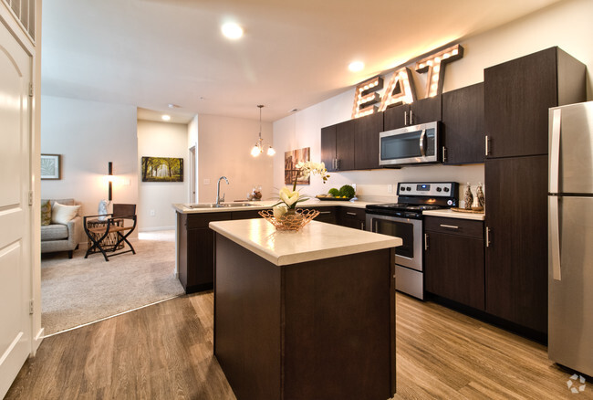 Spacious Kitchen with Island and Seperate Pantry - Aventura at Maryland Oaks Rental