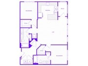 The Janis | 2 bed 2 bath | 1338 sq ft