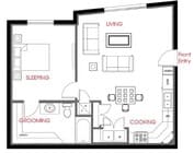 1BR/1BA