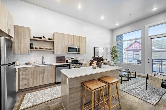 West Main - Kitchen and Living Room