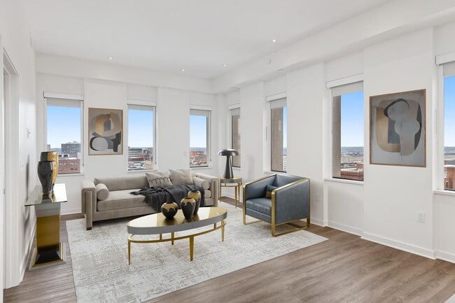 B5 Two Bedroom w/ Den Living Room