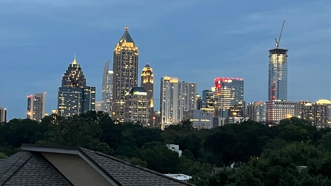 View of downtown from parking deck - 401 16th St NW Unit 1185