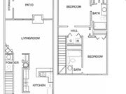 2BR/2.5BA