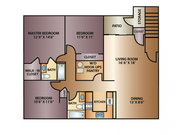 Cottonwood 3 Bed Floor Plan | Thorneberry | Pleasant Grove, UT Apartments