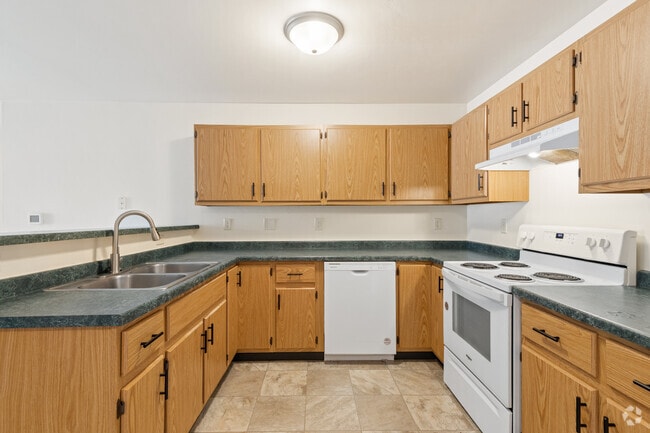 2BR, 1BA - 900SF - Kitchen - Rangeview Villas
