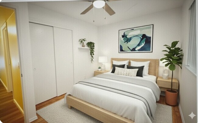 Bedroom- staged