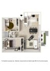 2 Bed 1 Bath