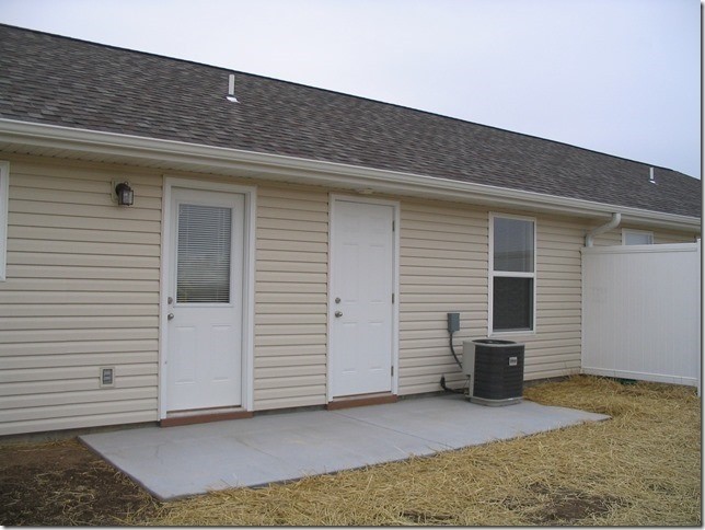 Back Patio - Wellspring Apartments