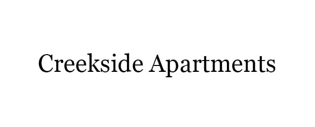 Creekside Apartments