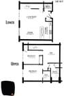 2 Bed + Den / 1.5 Bath - 1,412 SF