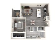 1 BR 1 Bath Apartment