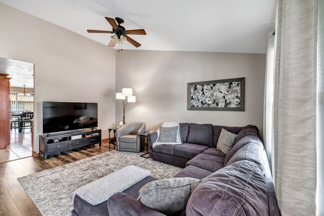 Living room - Entrance view, 65 in Smart TV - 2210 Rygar Ct