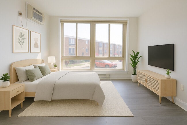 Virtual Staged Bedroom - 501 Prospect Blvd Unit B-28