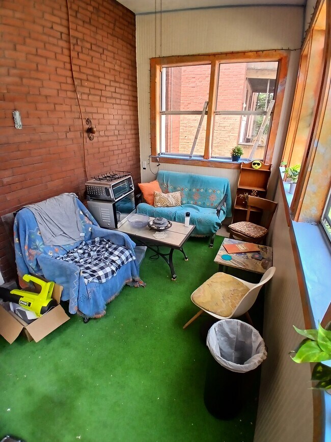Rear porch