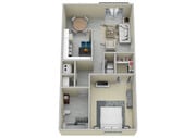 1 Bedroom / 1 Bath