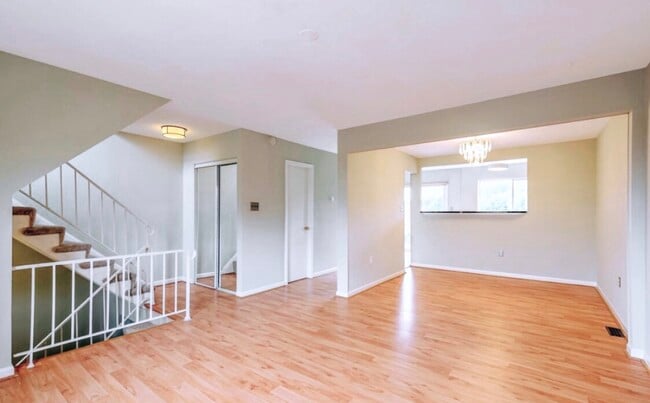 Shared common space showing the dining and living room.
