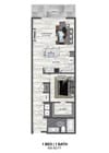 A11 floor plan The Braden on Fifth