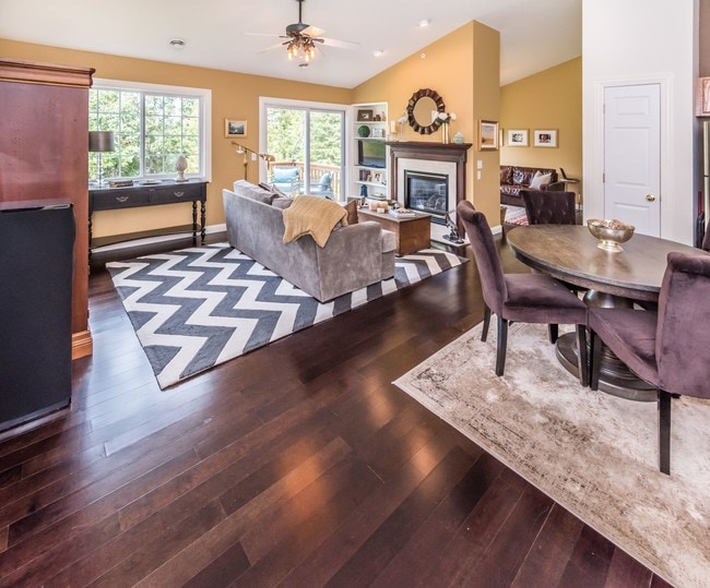 Vaulted ceilings. - 1102 Bergmann Dr