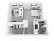 Hawlow - Studio, 1 Bath, 578 sq. ft.