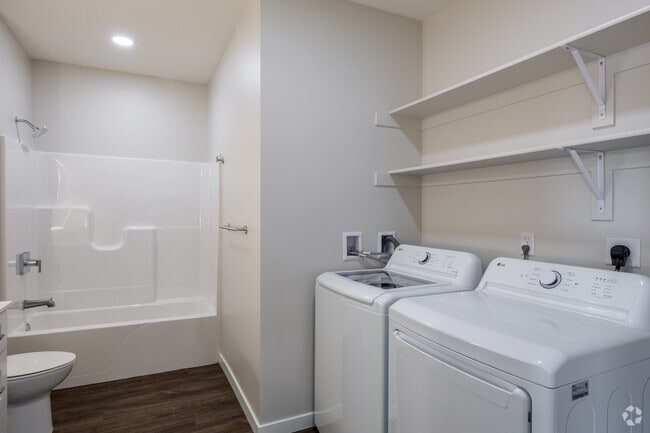 Studio - 660SF - Bathroom/In-Unit Laundry