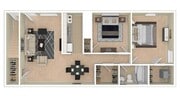 VairoVillage 2BD 1Bath 910sqft