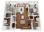Floor Plan W | Domain | Apartments in Madison, WI