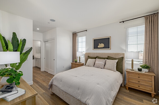 2BR, 2BA - 1,266SF - Bedroom