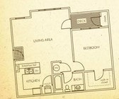 1BR/1BA