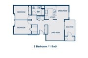 2BR/1BA