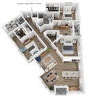 C2 floor plan Rivette Tower