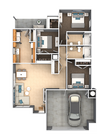 Three Bedroom Floorplan