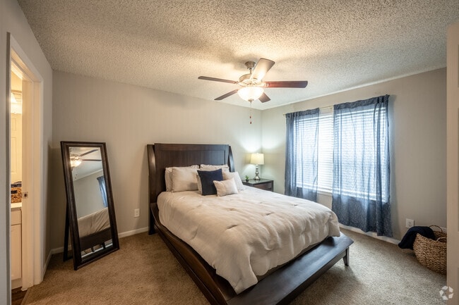 Model - 2BR, 2BA - 968SF - Master Bedroom - Indigo Plantation Apartments
