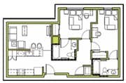 2BR/2BA