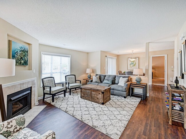 Spacious Living Room - The Madison Apartments