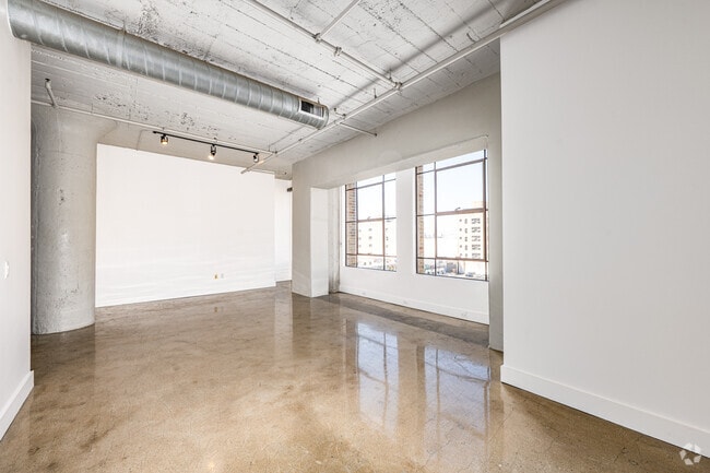 Studio - 779SF - Living Room - Garment Lofts