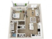 The Seacrest One Bedroom Plan