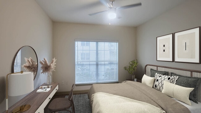 Bedroom with Hard Surface Flooring