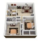 2BR/1BA
