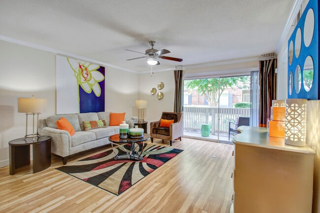 Model Living Room - Gables Cityscape Rental