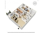 1 Bedroom/1 Bathroom
