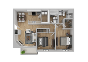 BearRunVillage-2BR-2Bath-955sqft