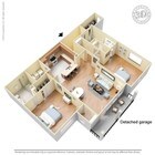 2 Bed 2 Bath 1548sf
