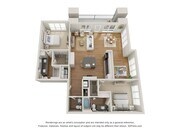 Two Bedroom Flex w/Den - D1