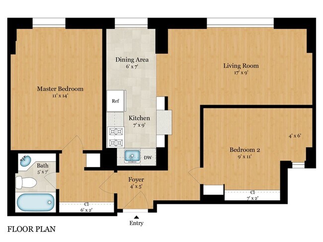 Photo - Sunny 2 BR at Claridge House Coop