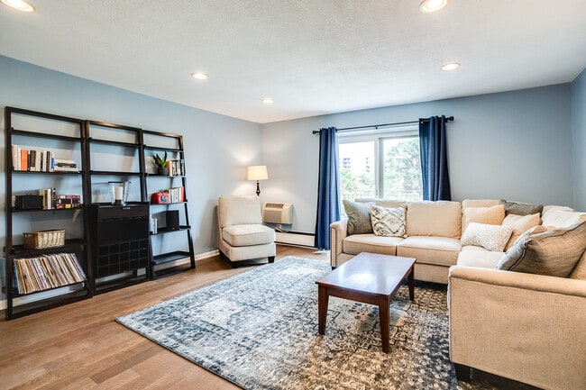 Large living room with access to balcony - 2928 Dean Pky Unit 5B