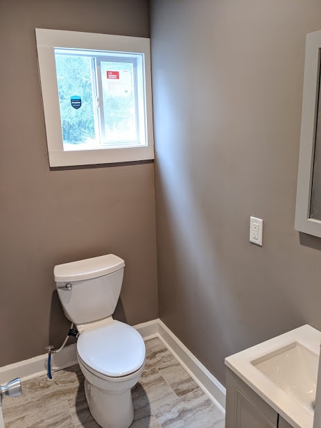 Half Bath downstairs - 717 N Grant Ave