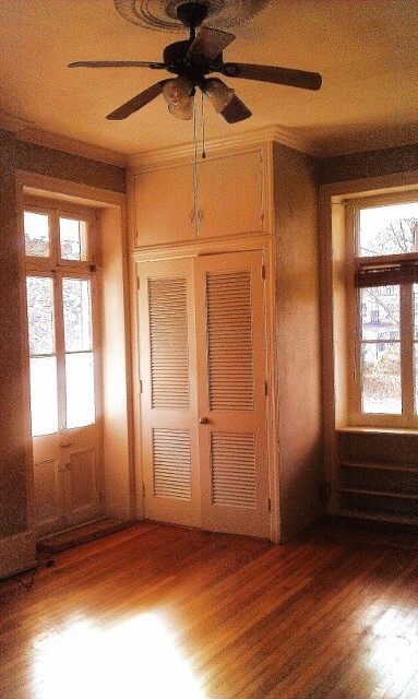 large cedar closets, even larger windows