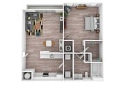 1 Bedroom | 1 Bath | 566 SF