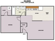 1BR/1BA